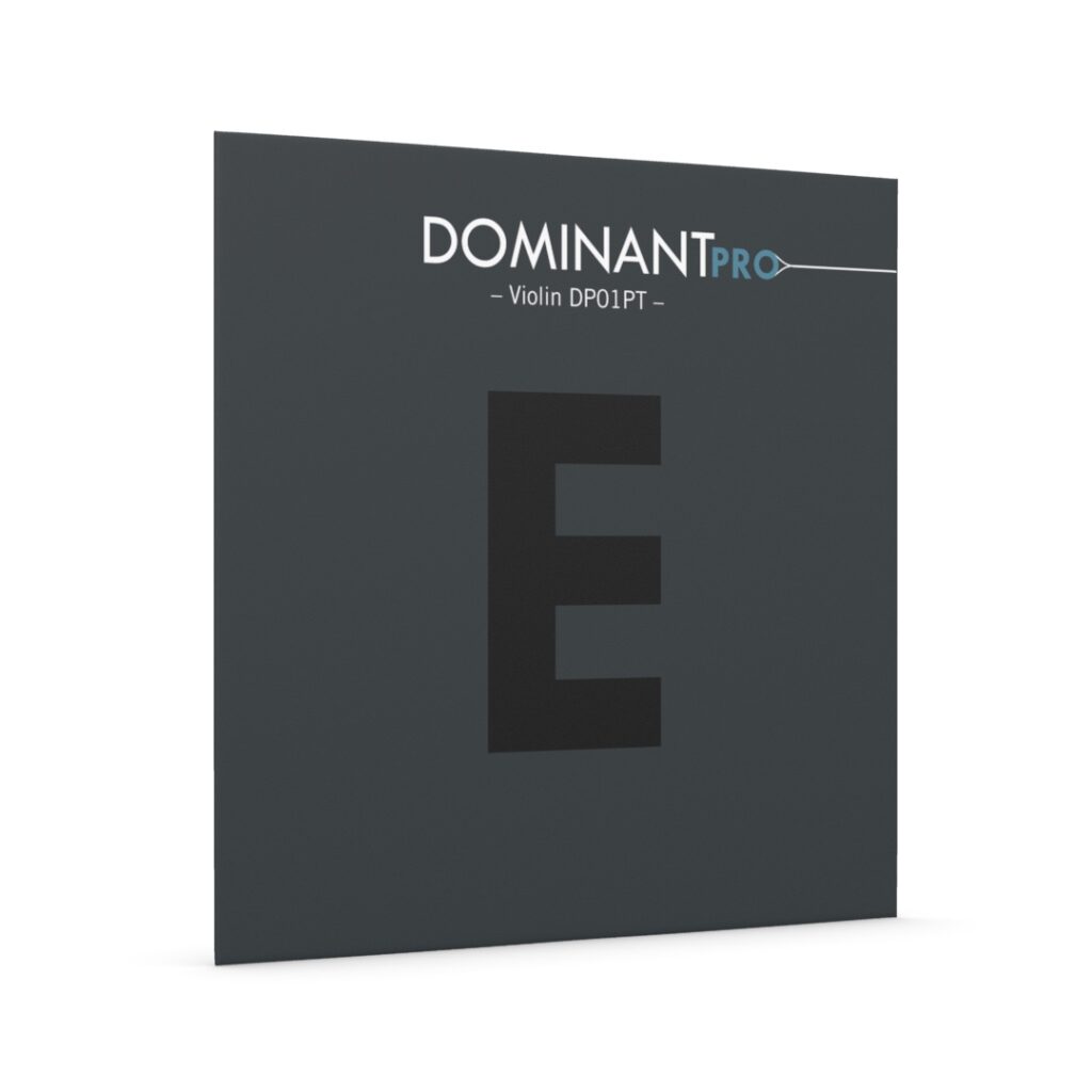 Corde De Violon Thomastik Dominant Pro E1 - Acier Platine, 0.268 Mm, Tension 8.2 Kg, Pour Musiciens Professionnels