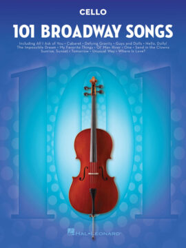 101 Broadway Songs Cello