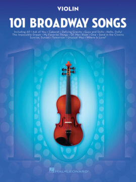 101 Broadway Songs Violin