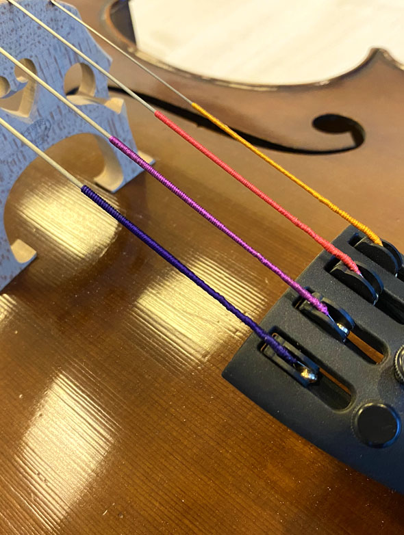 Larsen 4/4 Cello D String Soft Alloy-Steel 