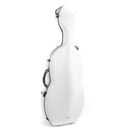 Gewa Pure Polycarbonate Cello case, WHITE with Wheels