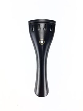 Violin tailpiece Ebony with inlay (Parisian eye or Rhombus)