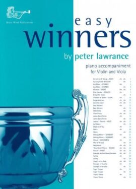 Easy Winners Piano Acc for Vln & Vla (Brass Wind)