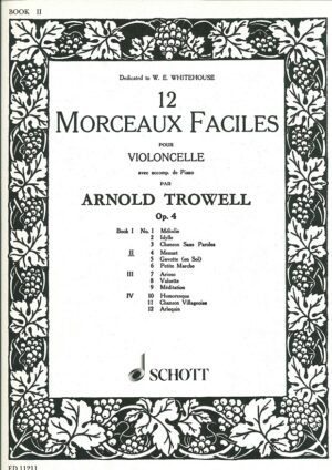 Trowell: 12 Morceaux faciles Op.4 Vol 2