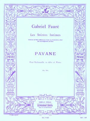 Faure Pavane Op.50 For Viola (or cello) & Piano
