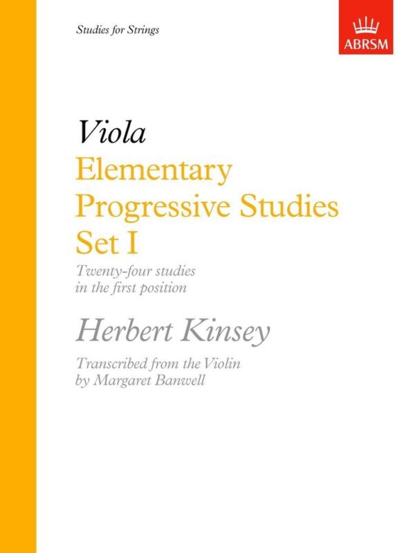 Elementary Progressive Studies for Viola Set 1
