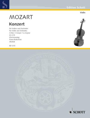 Mozart: Concerto in A No 5 KV219 for Violin