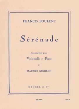 Poulenc - Serenade (Cello & Piano)