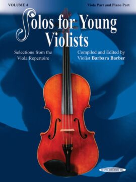 Solos For Young Violists Volume 4 (Viola & Piano)