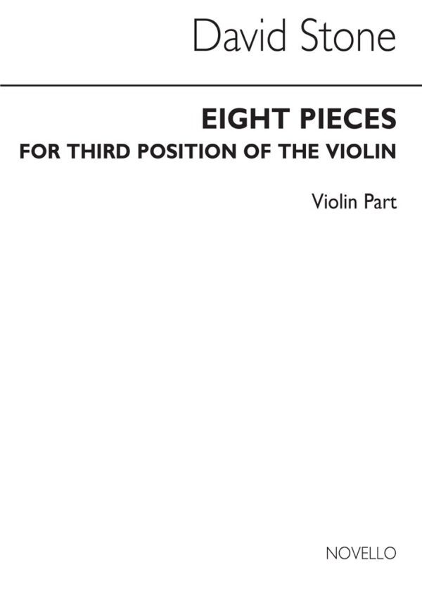 Stone: 8 Pieces in the Third Position for Violin