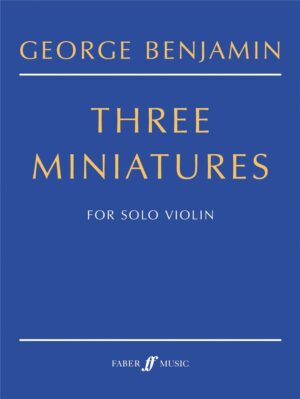 Three Miniatures for Solo Violin