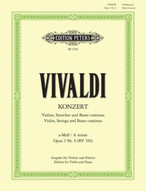 Vivaldi Concerto in A minor Op.3 No.6