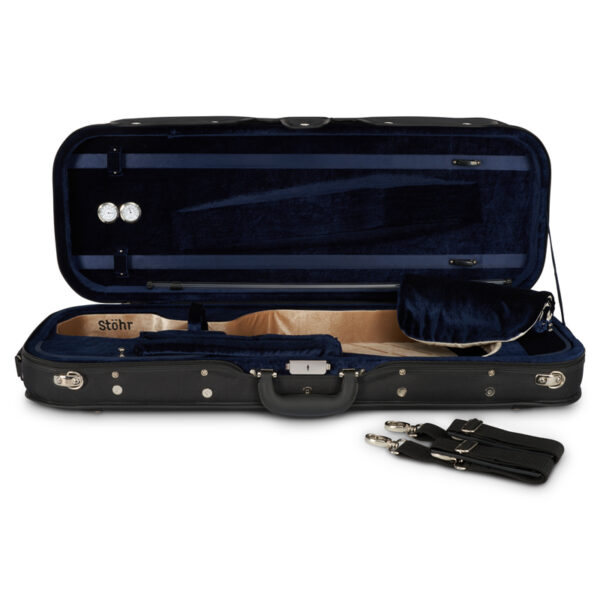 Stohr Superlight Deluxe Viola Case BLACK TAN BLUE