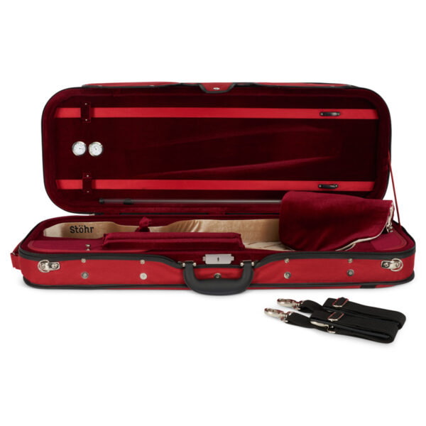Stohr Superlight Deluxe Viola Case RED TAN RED