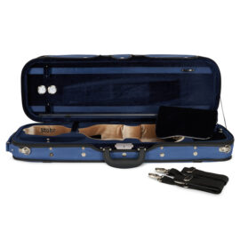 Stohr Superlight Deluxe Violin Case BLUE TAN BLUE