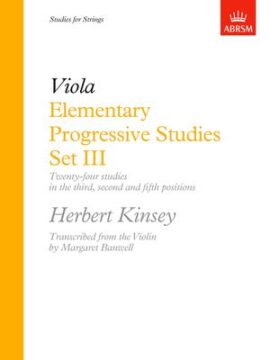 Elementary Progressive Studies for Viola Set 3