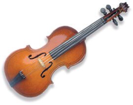 Miniature Pin Cello