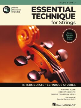 Essential Technique for Strings – Cello Book 3 with Online Resources