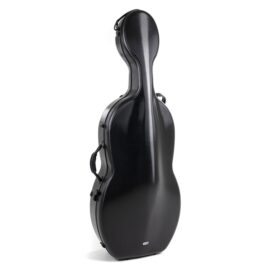 Gewa Pure Polycarbonate Cello case, BLACK with Wheels