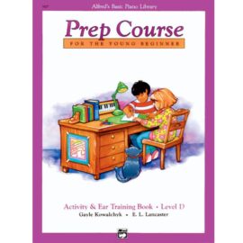 Alfred's Basic Piano Prep Course Activity & Ear Training Book Level D