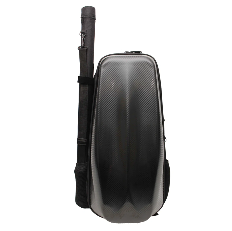 GSJ Backpack style violin case with Bow holder BLACK